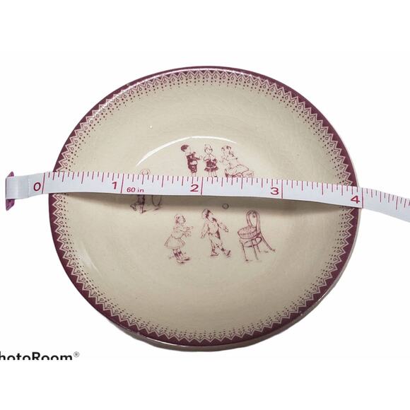 Moulin Roty Vintage Ceramic Child’s Play Tea Set | Mini Plate & Saucer Pitcher - Picture 4 of 5